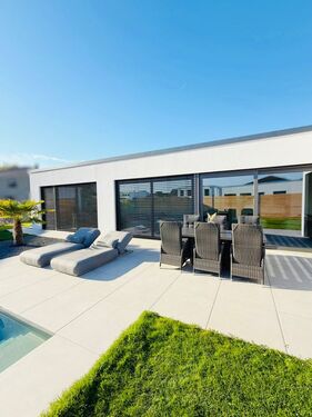 Terrasse - 7 Zimmer Bungalow in Winsen