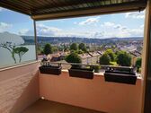 Balkon mit Panoramablick über Freudenstadt - 
