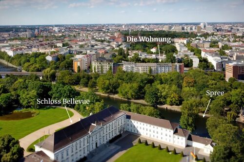 Bellevue Panorama - Provisionsfrei* Helle 2-3 Zimmer 91m² Dachgeschoss DG Loft Panorama Blick Tiergarten provisionsfrei