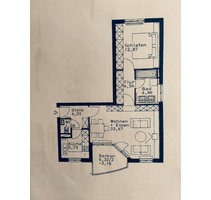 Modern möblierte 2-Zimmer-Wohnung mit Balkon in Stuttgart-Feuerbach