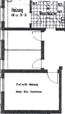 UG- Hobby-Gast-Büro 17 qm - 