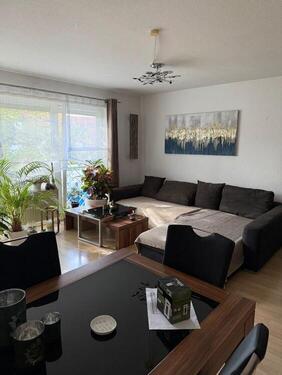 Wohnzimmer - Maisonettenwohnung mit 101,00 m² in Mommenheim zum Kaufen