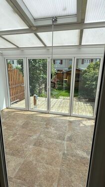 Blick aus dem Wintergarten - 