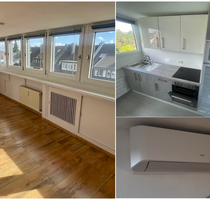 Provisionsfrei* SOFORT FREI! Rhein-nah - 2-Zm Penthouse Oberkassel - renoviert, Klimaanlage Einbauküche 55m² - Düsseldorf