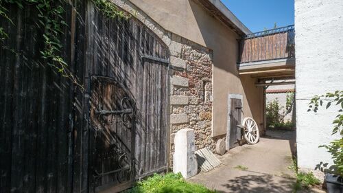 Atelierhaus-Balkon-Durchgang Garten - 