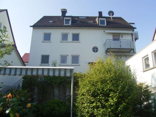 Hausansicht vom Garten - 14.5 Zimmer Mehrfamilienhaus, Wohnhaus in Stuttgart