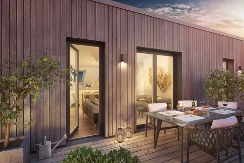 01_Dachterrasse - Penthouse mit Dachterrasse und Wasserblick in Top Lage