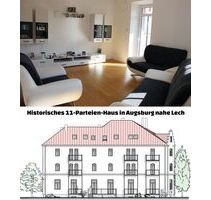 Provisionsfrei* Historisches 11 Parteien Mehrfamilienhaus in Augsburg Stadt nahe Lech, als Renditeobjekt von privat (ohne Makler)