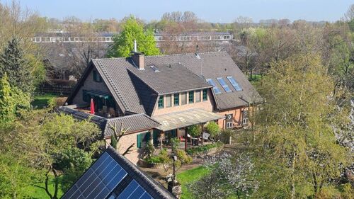 Luftaufnahme Wohnhaus - Provisionsfrei* solider Resthof m. Wertgutachten 3 ETW Pool Sauna Toplage