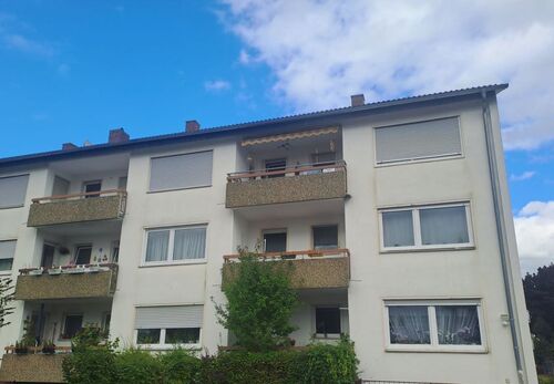 Außenansicht hinten - Provisionsfrei* ***Gepflegte 1-Zi ETW in Dietzenbach mit separater Küche, Loggia und Stellplatz***