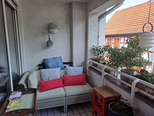 Balkon - 2- Zimmerwohnung mit 65,87 m&sup2; in Hanau zum Kaufen