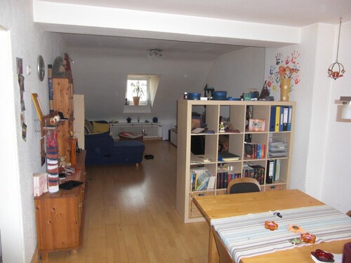 Wohn-Esszimmer - 2 Zimmer Dachgeschoßwohnung in Mönchengladbach