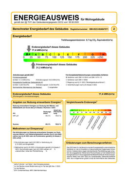 Energieausweis Bild - 
