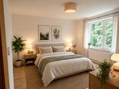 Schlafzimmer Visualisierung KI - 