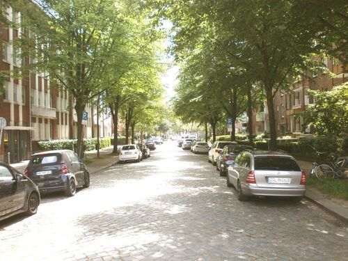 Blick in die Straße - 