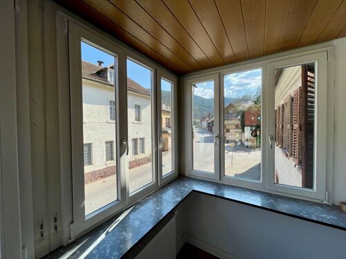 Atrium in Wohnzimmer - Blick Ost - 