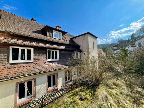 Rückseite Haus mit Garten - 