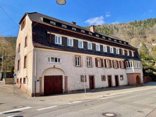 Haus von außen - Provisionsfrei* Komplett renovierte 221 qm Altbau-Doppelhaushälfte nahe Neustadt mit großem Garten im Naturpark Pfälzer Wald