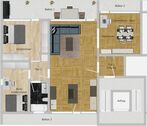 Grundriss - 4 Zimmer 4- Zimmerwohnung zum Kaufen in Düsseldorf