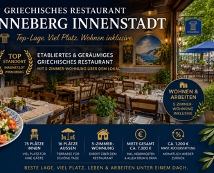 Griechisches Restaurant in Top-Lage von Pinneberg inkl. 5 Zi Wohnung!