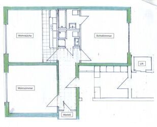 Schöne 2-Zi-WE mit Wohnküche im Stadtzentrum von Tettnang