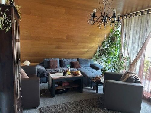 Wohnzimmer - Dachgeschoßwohnung mit 60,41 m² in Weyhe zur Miete