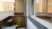 Balkon (im Sommer) - Etagenwohnung mit 42,70 m&sup2; in Berlin zum Kaufen