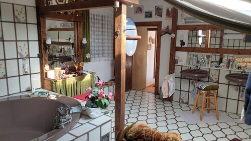 Bad groß Blick Schlafzimmer - 