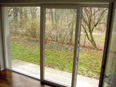 Wohnzimmerfront komplett verglast - 