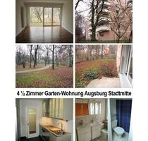 Provisionsfrei* Direkt vom Eigentümer: Sonnige elegante 106 qm Garten Stadtwohnung Augsburg Innenstadt, saniert (Kapitalanleger, München Pendler, Praxis)