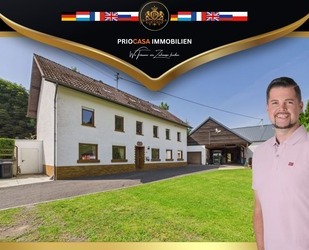 Historisches Anwesen mit 241 m² Wohnfläche & 36.000 m² Grundstück ,54675 Mettendorf ca. 12 min Vianden, 22 min Diekirch, 22 min Echternach