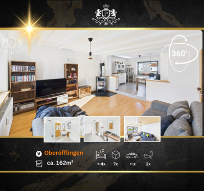 Oberöfflingen Titelbild 2 - Modernisiertes Familienidyll in Oberöfflingen – 5ZKB mit stilvollen Bädern, offener Küche & Dachterrasse bei Wittlich