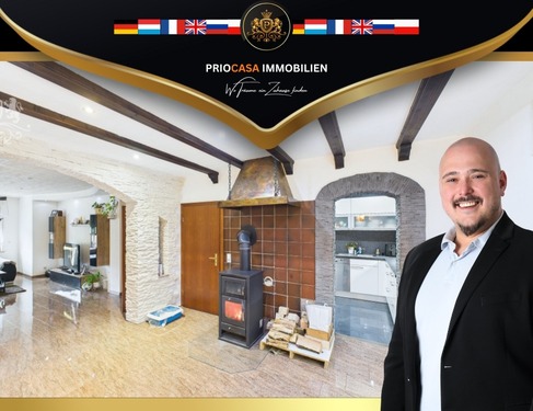2 - STARK REDUZIERT IDEAL FÜR LUX_PENDLER EFH Sauna inkl Grillhütte Terrasse Räucherofen 2x Badezimmer 1x Kamin 1x Garage Granitboden Garten mit angrenzendem Wald