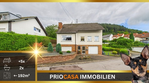 Trier Zewen 3 - Charmantes Einfamilienhaus mit 192 m² Wohnfläche, großem Garten & Garage in ruhiger Lage von Trier-Zewen