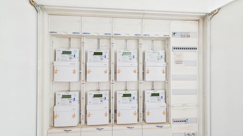 Hauptsicherungskasten mit 8 Zählern 4.OG - 