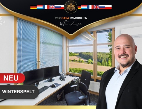 3 - Moderne Bürofläche 294 m² Naturblick Nähe Luxemburg & Bleialf Klimaanlage Bis 12 Stellplätze