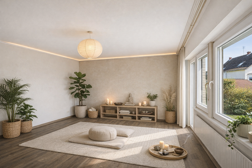 ERDGESCHOSS - RUHERAUM NACHHER (KI) - 