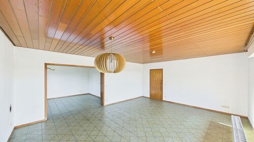 ERDGESCHOSS - WOHNZIMMER & ESSZIMMER VORHER - 