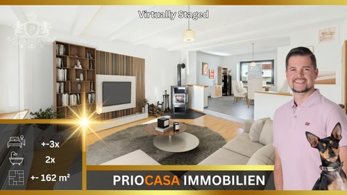 TITELBILD - Modernisiertes Familienidyll in Oberöfflingen – 5ZKB mit stilvollen Bädern, offener Küche & Dachterrasse bei Wittlich