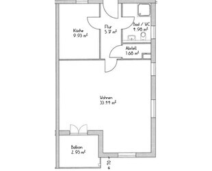 Wie Urlaub: 1-Zimmer Wohnung mit Balkon und Garage - Dobel