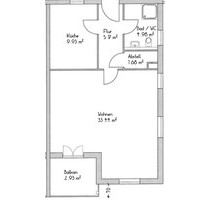 Wie Urlaub: 2-Zimmer Wohnung mit Balkon und Garage - Dobel