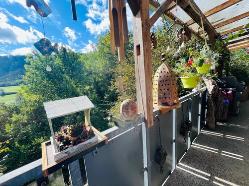 Terrasse und Aussicht - 