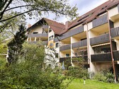 Fassade Gesamtgebäude - 1 Zimmer Erdgeschoßwohnung zum Kaufen in München