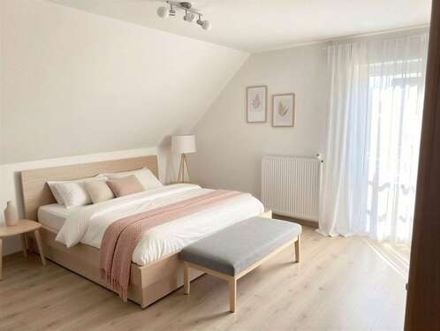 Schlafzimmer - (KI generiert) - 7 Zimmer Einfamilienhaus in Barnstorf