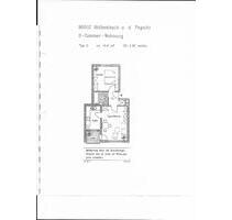 2-Zi-Whg., 45qm, mit Loggia - 380,00 EUR Kaltmiete, ca.  45,00 m² Wohnfläche in Röthenbach an der Pegnitz (PLZ: 90552)