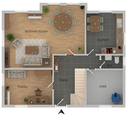 Ruegen_EG - 6 Zimmer Einfamilienhaus in Döbeln