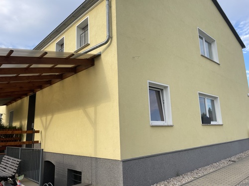 Fassade Hofseite rechts - 3 Zimmer Erdgeschoßwohnung zur Miete in Groß Kreutz (Havel)
