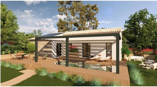 Außenansicht 1 - Schicksal: Neugebaute Villa in L’Isle-sur-la-Sorgue, Provence, von privat zu verkaufen