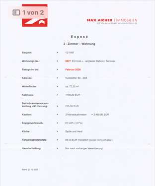 IMG_0322 - 2 Zimmer Erdgeschoßwohnung in Berlin