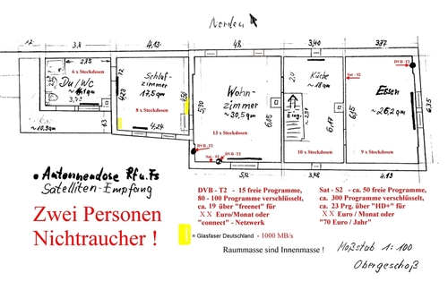 SAM_3665 - HD - - 105 Qm OG - 600,00 EUR Kaltmiete, ca.  105,00 m² Wohnfläche